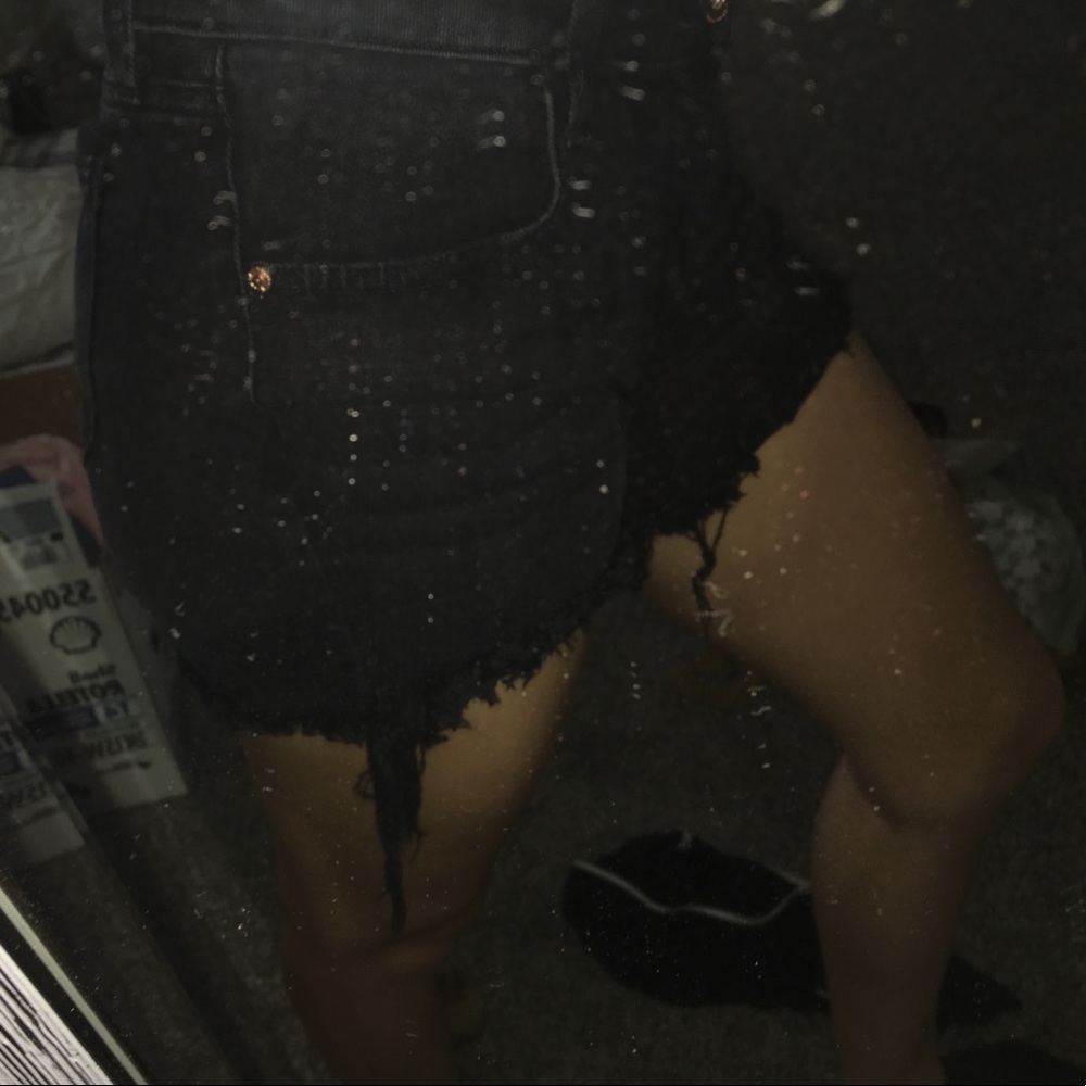 Black shorts